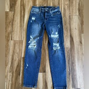 Judy Blue Women's Distressed Boyfriend Jeans